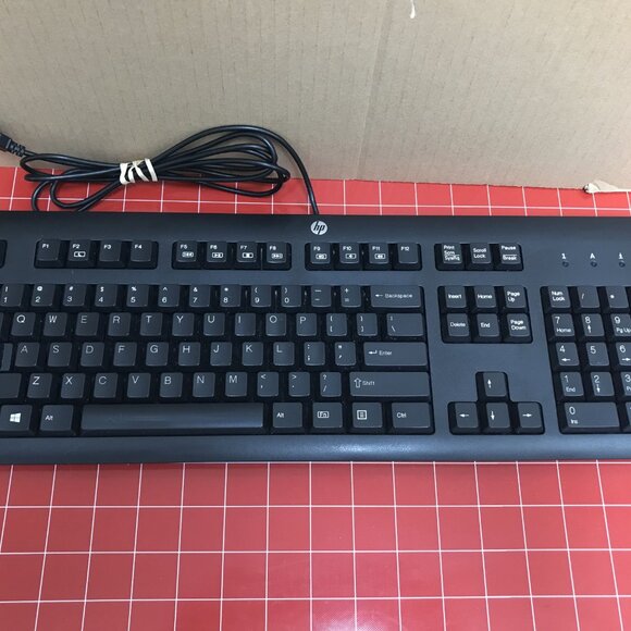 HP Black Wired Keyboard SK-2025 - Picture 2 of 6